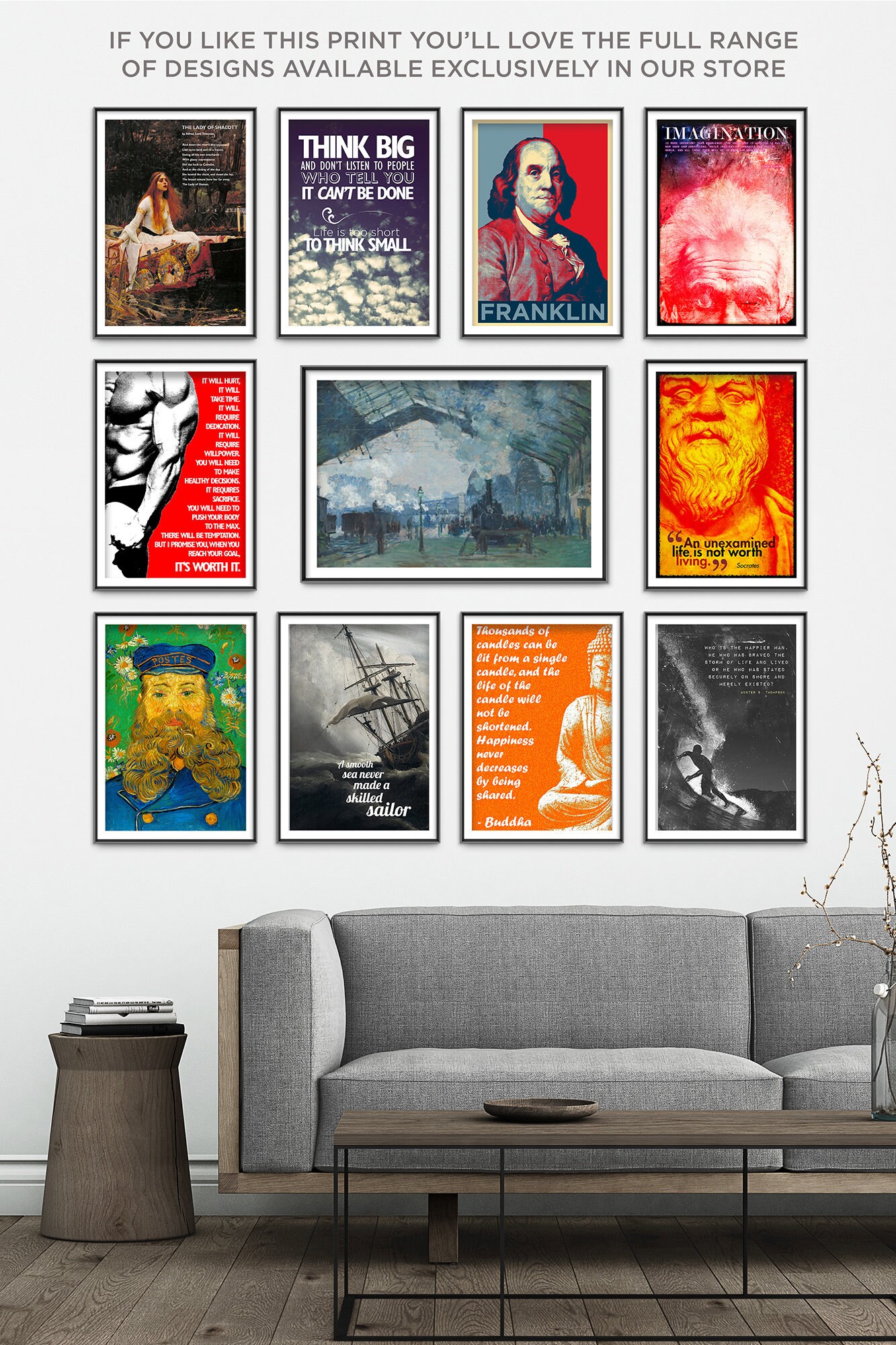 クロード・モネ - 草上の昼食（1865年） - クラシック絵画写真ポスター