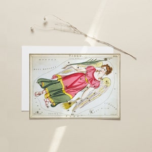 シドニー ホール - ウラニアの鏡 - 乙女座 (1825) 絵画 写真 ポスター プリント アート ジクレー ギフト 星座 星座 #ATTEMPT2