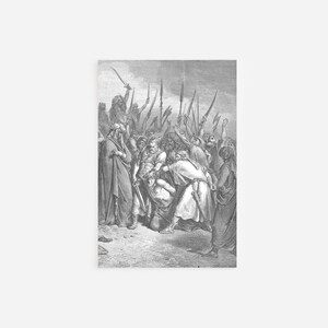Gustave Dore - The Death of Agag (1866) - Drawing Photo Poster Print Art Gift Museum Gallery Giclee Bible
