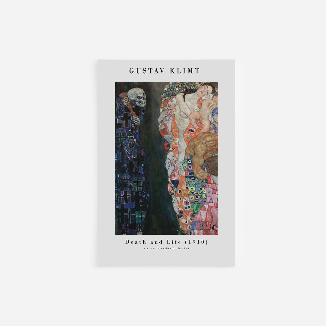Gustav Klimt - Death and Life (1910) Gallery - Art Print Poster ...