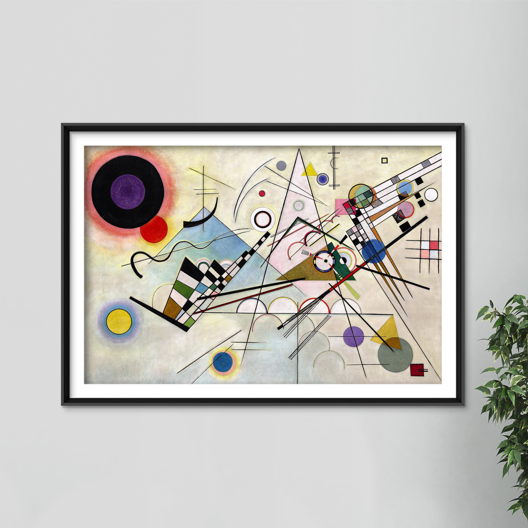 Wassily Kandinsky、、画集画、額装付 Wassily Kandinsky Print Download Digital File, Wassily