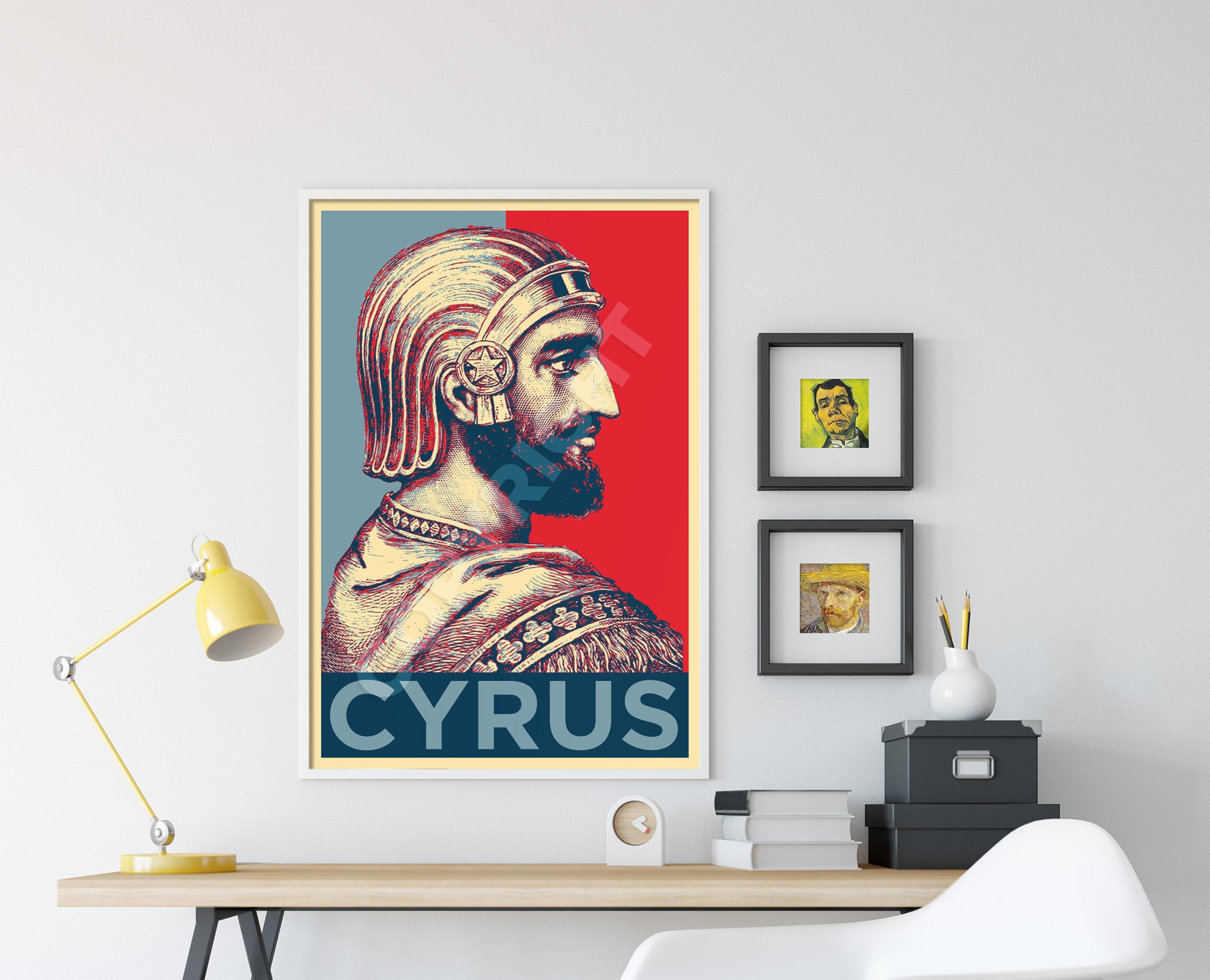 Cyrus the Great Original Art Print - Photo Poster Gift Wall Decor ...