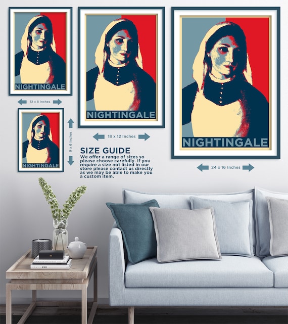 Florence Nightingale-Esperanza Poster-Foto Impresión Regalo De Arte Original