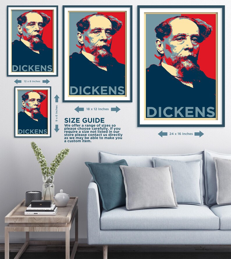 Charles Dickens Art Print - Photo Poster Gift - Great Expectations ...