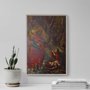 Savitri (1890) - Classic Painting Photo Poster Print Art Gift Home Wall Decor - India / West Bengal / Calcutta Brahma Hindu Hinduism God