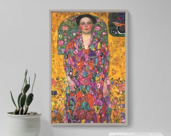Gustav Klimt - Eugenia Primaversi (1913) - Reproduction of a Classic Painting - Photo Poster Print Art Gift