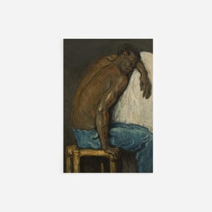 Paul Cézanne - Scipio (1867) - Reproduction of a Classic Painting - Photo Poster Print Art Gift - Cezanne BLM Black History BAME