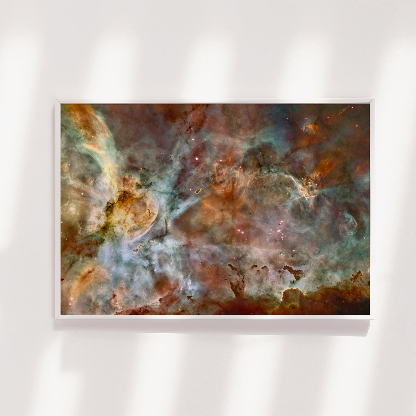 Carina Nebula Central Region Art Print - Photo Poster Art Gift Wall ...
