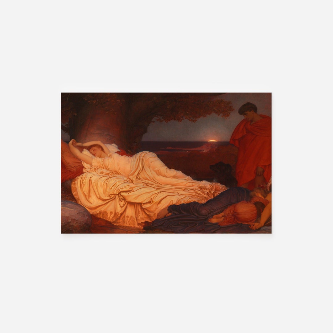 Frederic Lord Leighton - Cymon and Iphigenia (1884) - Art Print Poster ...