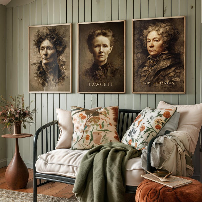 The Suffragettes - Set of Three Movie Posters of History - 3 Art Prints ...