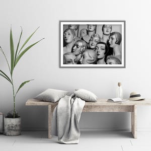 Mannequin Heads (1920) - Vintage Photograph, Photo, Poster, Print, Art Gift, Decor 1920s Fashion - Fashion Wall Art - Fashion Art - 1930s image 2