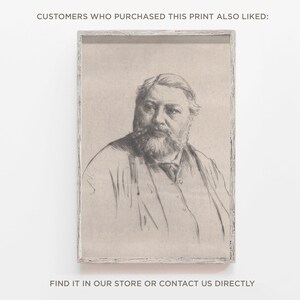 Gustave Courbet - Study of a Nude Man (1840) - Painting Photo Poster