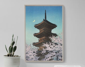 Tsuchiya Koitsu - Ueno Toshogu (1947) - Reproduction of a Classic Painting - Photo Poster Print Art Gift Japan Japanese ukiyo-e