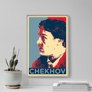 Anton Chekhov Art Print - Photo Poster Gift Home Wall Decor - Hope Portrait, Pavlovich, Russian Playwright