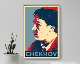 Anton Chekhov Art Print - Photo Poster Gift Home Wall Decor - Hope Portrait, Pavlovich, Russian Playwright