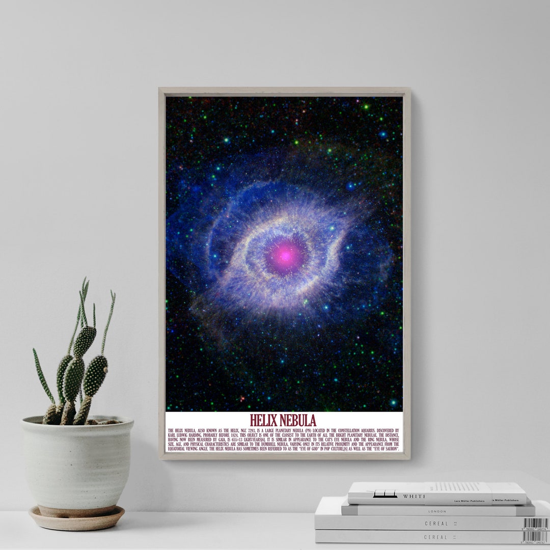 Helix Nebula Poster Photo Art Print Photograph Gift Wall Home