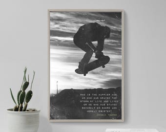 ジェイソン・リー「My Name is Earl Skateboarding」オリジナル絵画