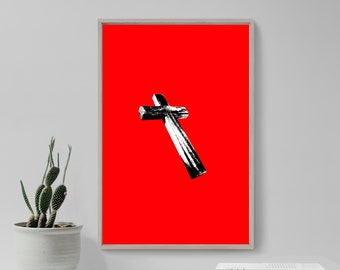 The Iconic Object Series: "CROSS" - Original Art Print Photo Poster Gift Wall Decor - Christian Christianity Jesus Religion Crucifixion