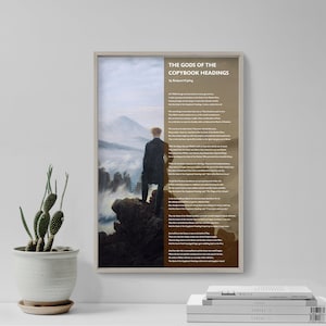 The Gods of the Copybook Headings Poem by Rudyard Kipling - Horizon - Art Print Poster Gift Photo Quote Wall Home Decor
