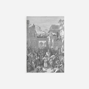 Gustave Dore - The Triumph of Mordecai (1866) - Drawing Photo Poster Print Art Gift Museum Gallery Giclee Bible