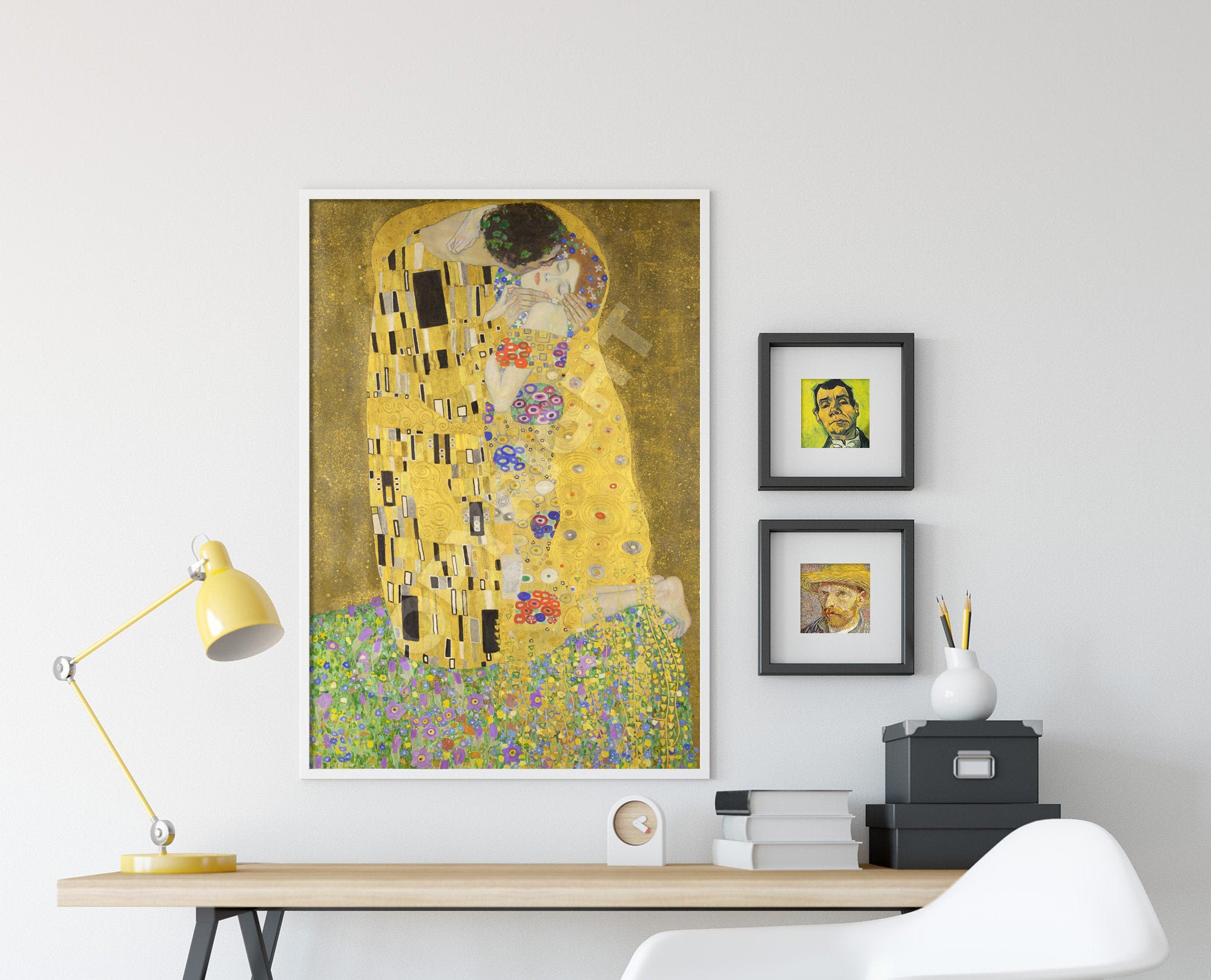 KLIMT 6 Posters セット Set of 6 Gustav Klimt Paintings, an Object Graphic by