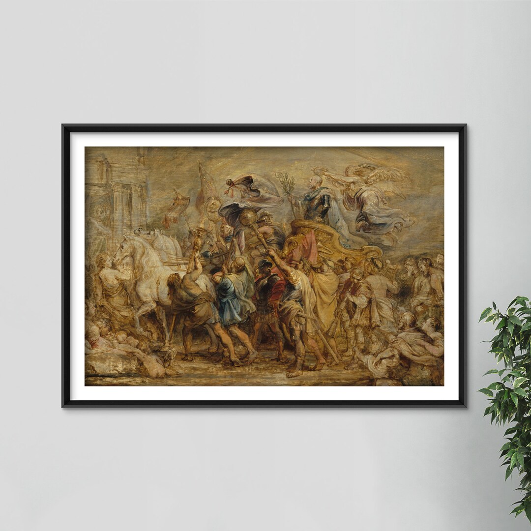 Peter Paul Rubens - the Triumph of Henry IV (1630) - Art Print Painting ...