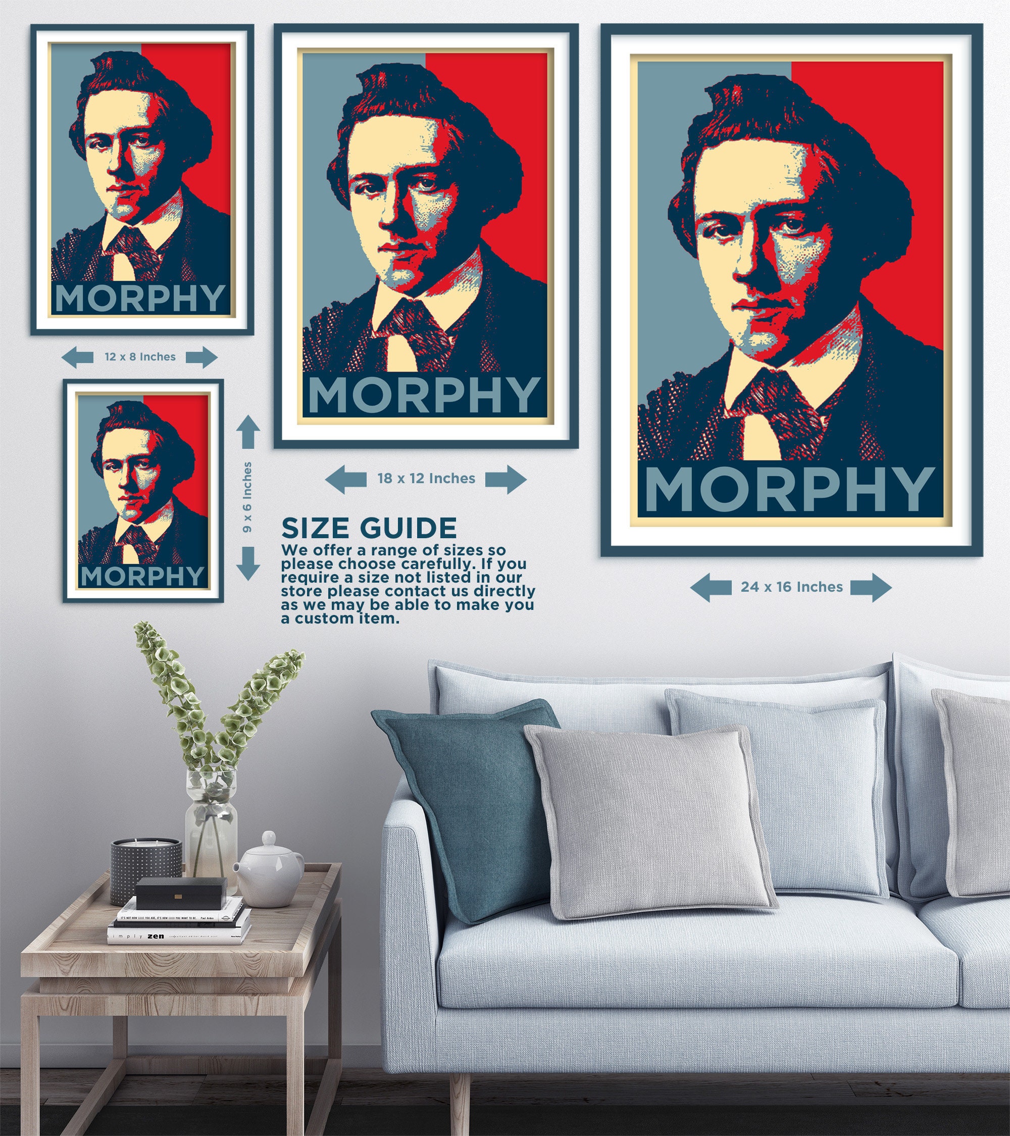Chess Legends: Paul Morphy Poster
