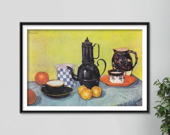 油彩画 コーヒーポットと果物 il_340x270.2150535145_95i6.jpg