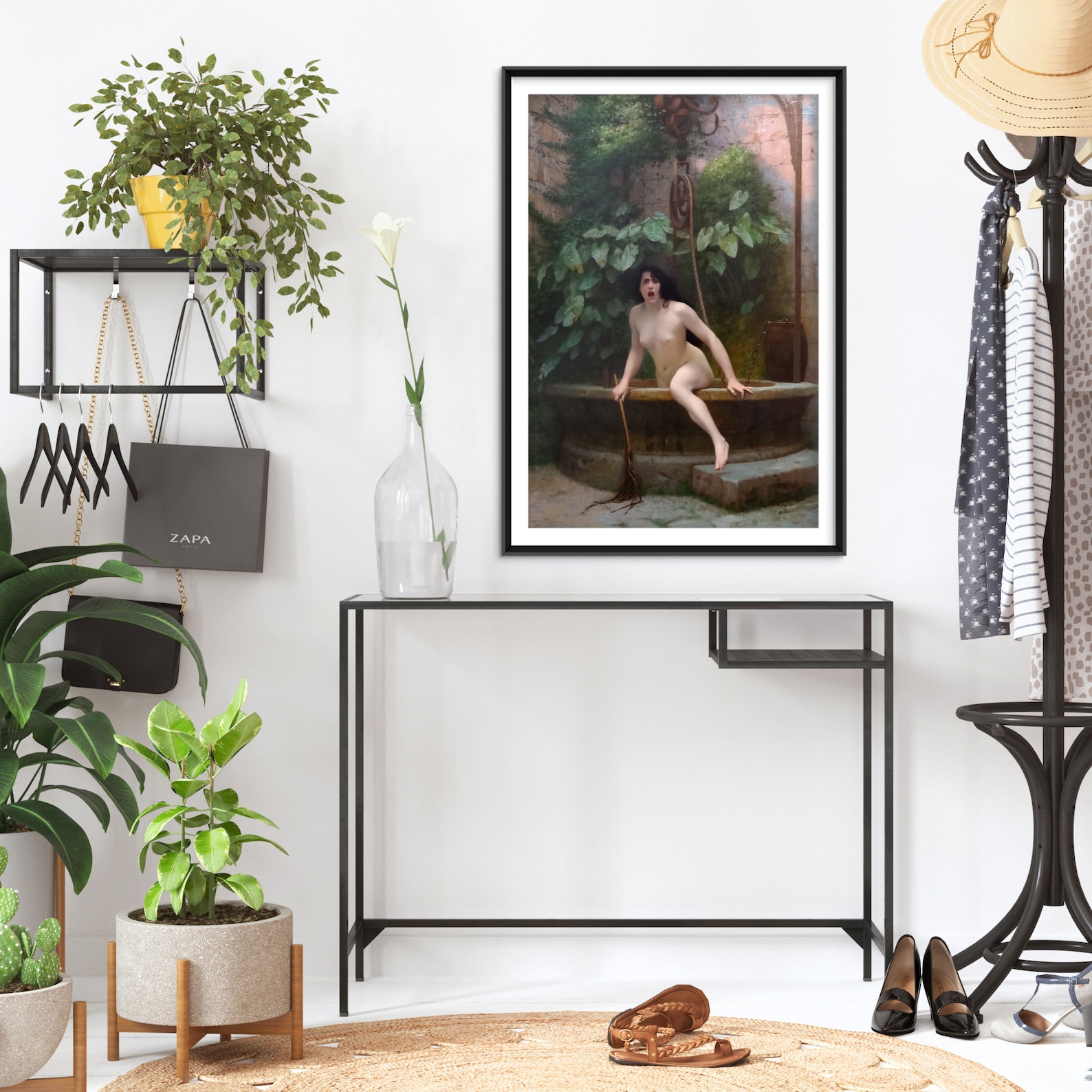 Jeanleon Gerome Truth Coming Out of Her Well 1896 Etsy