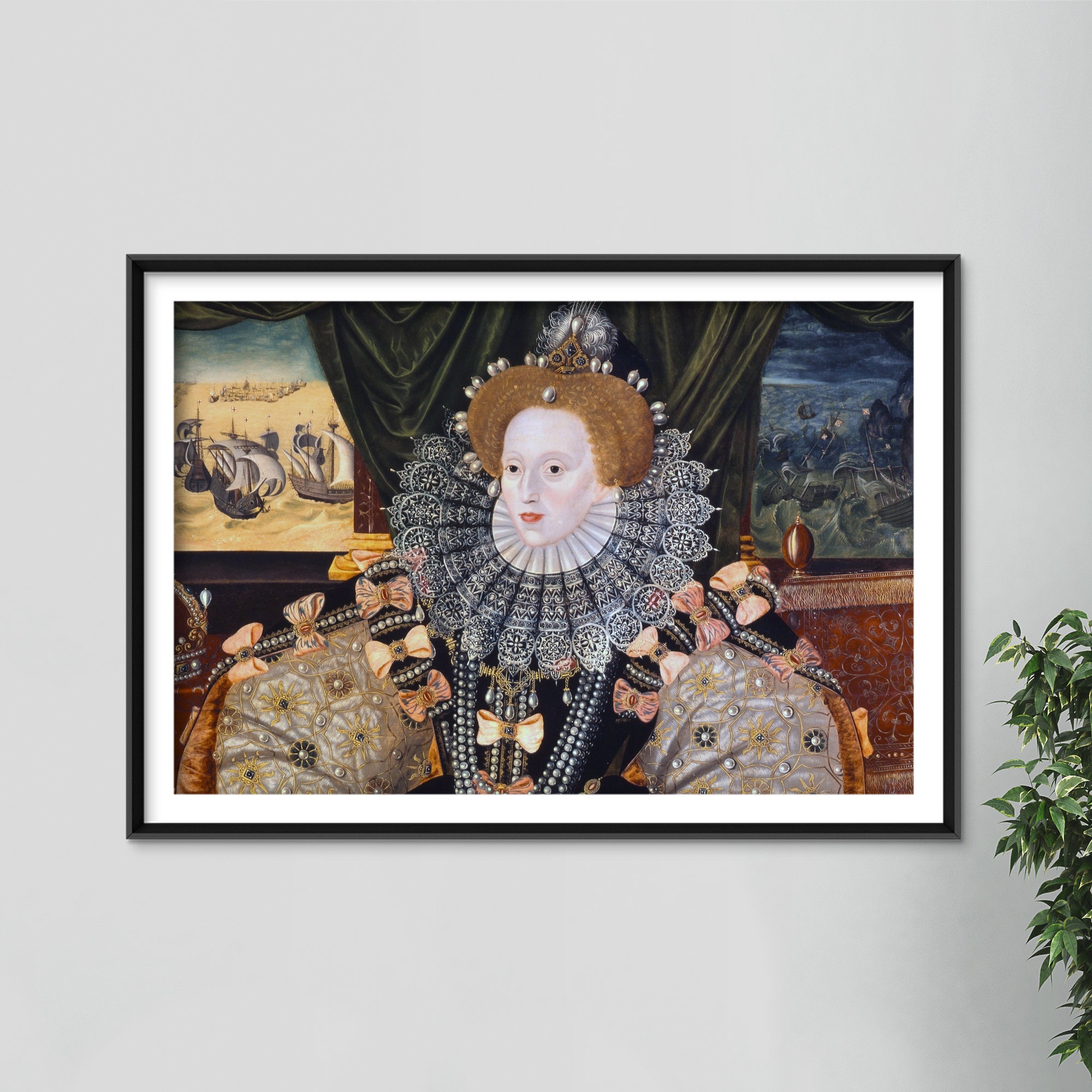 ジョージ・ガワー - イングランド女王エリザベス1世の肖像（1588年