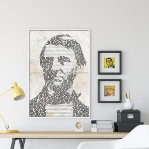 RALPH WALDO EMERSON Typographic Poster - Original Art Print Photo Gift Wall Decor Home Decor Common Sense Self Reliance Bild 4