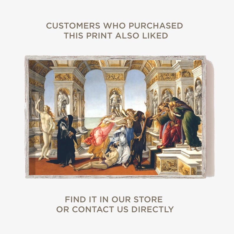 Sandro Botticelli - The Birth of Venus (1484) - Reproduction of a Classic Painting - Photo Poster Print Art Gift image 6