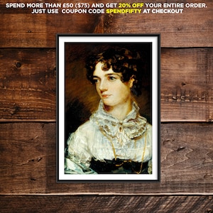 John Constable - Portrait of Maria Bicknell (1816) - Reproduction of a Classic Painting - Photo Poster Print Art Gift Landscape Painter