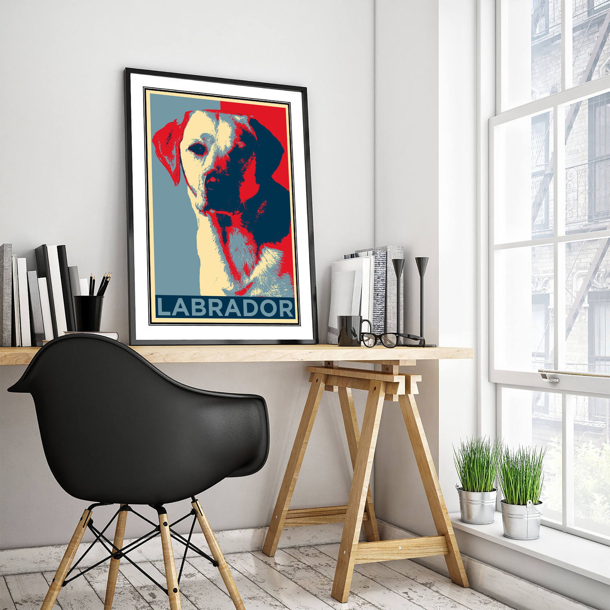 Labrador Dog Original Art Print - Photo Poster Gift Wall Home Decor ...
