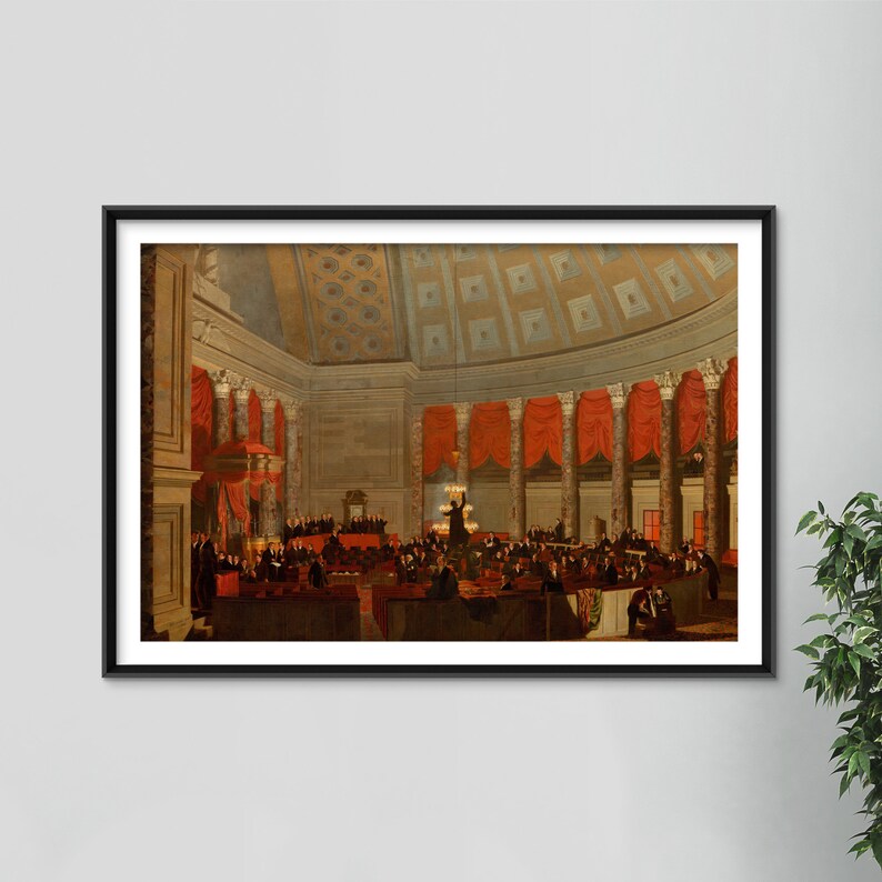 Samuel F. B. Morse The House of Representatives 1822 Etsy