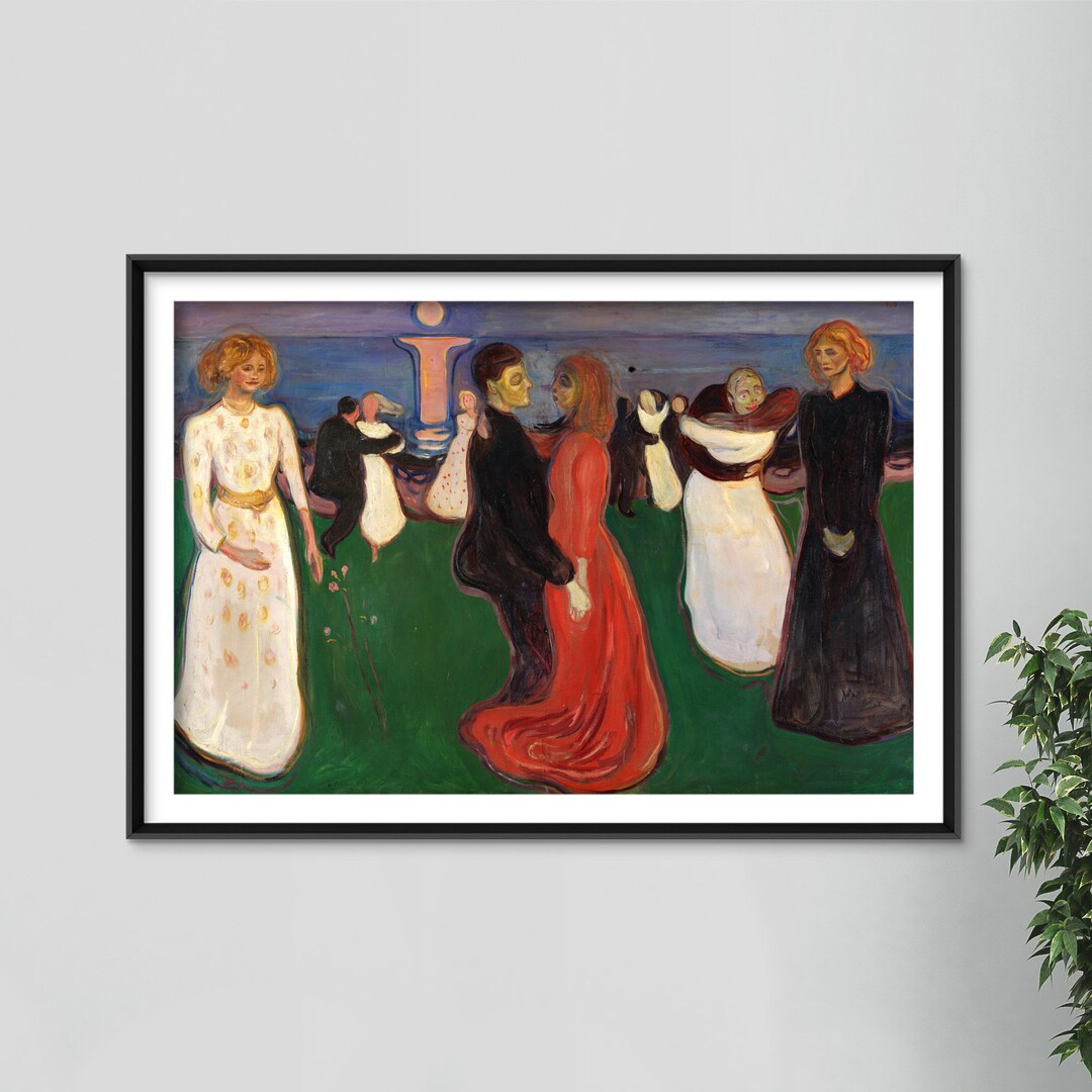Edvard Munch the Dance of Life (1900) Painting Photo Poster Print Art Museum Quality Giclee