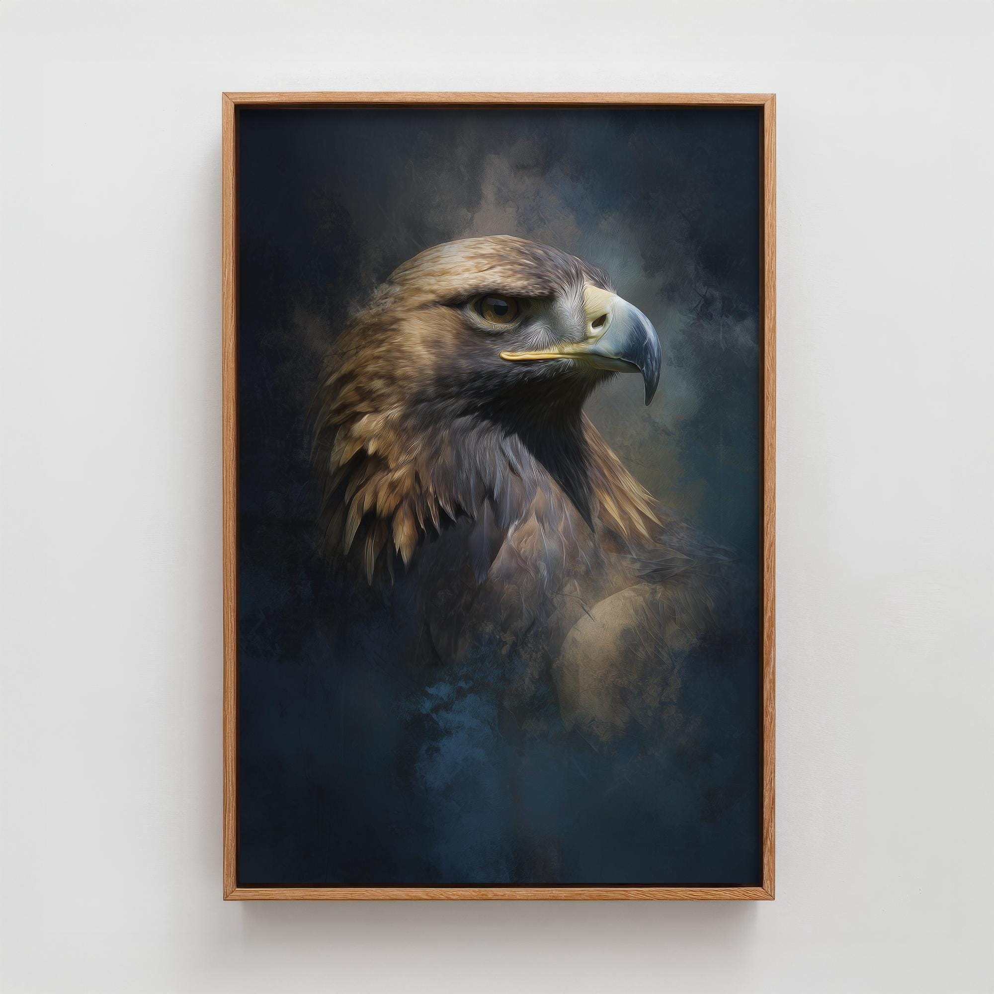 Golden Eagle Animal Oil Painting - Scotland Art Print - Photo Poster ...