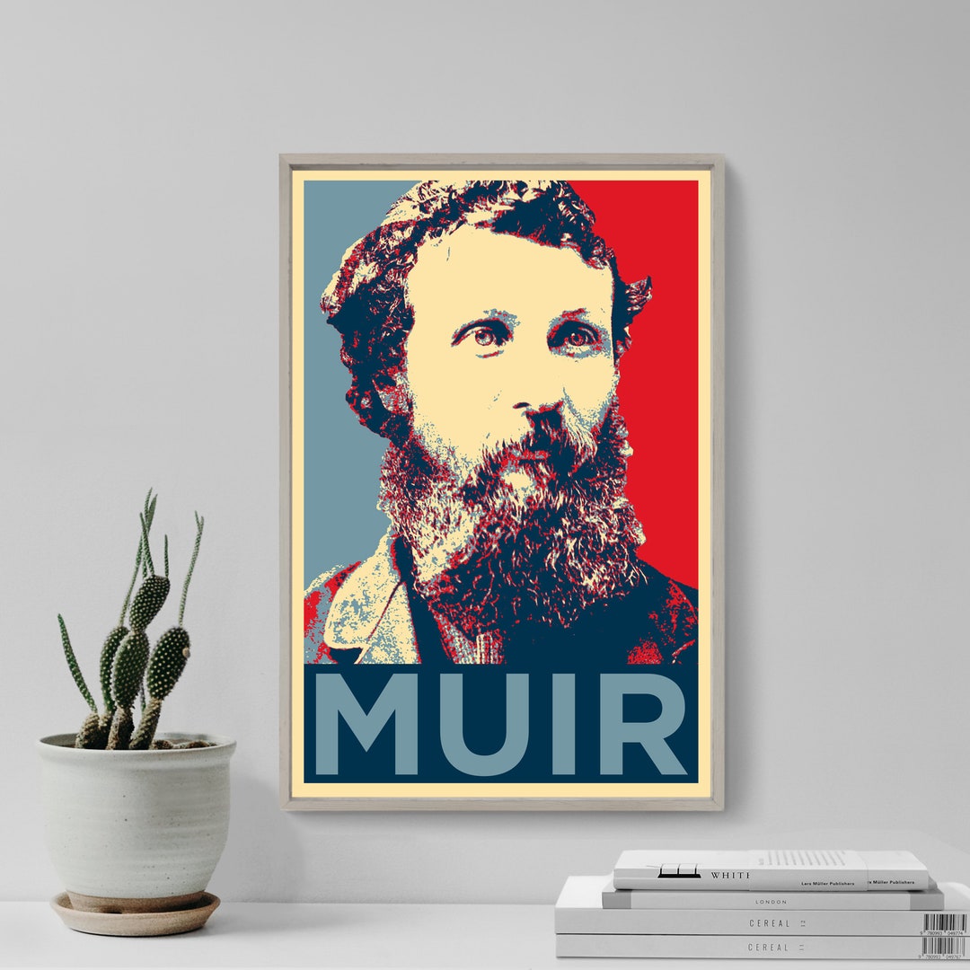 John Muir Original Art Print - Photo Poster Gift Wall Decor ...