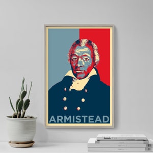 James Armistead Lafayette Original Art Print - Continental Army Poster, Revolutionary War Giclee Home Wall Décor, BLM Portrait, Photo