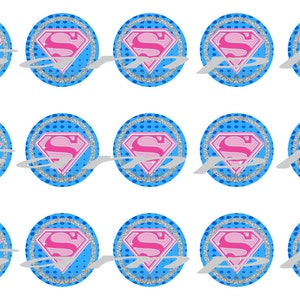 Download 2 Supergirl Bottle Cap 1 Inch Blue Yellow Images Etsy PSD Mockup Templates