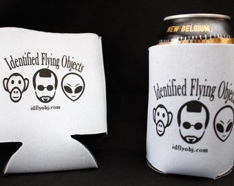 Identified Flying Objects Drink Koozie