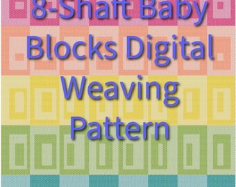 8-Shaft Baby Blocks Digital Weaving Pattern