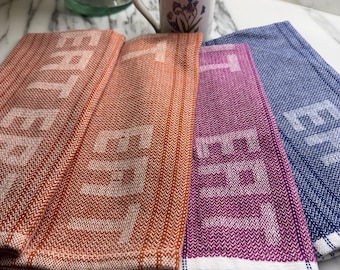 EAT Dishtowels for the 8-shaft Loom Digital Weaving Pattern