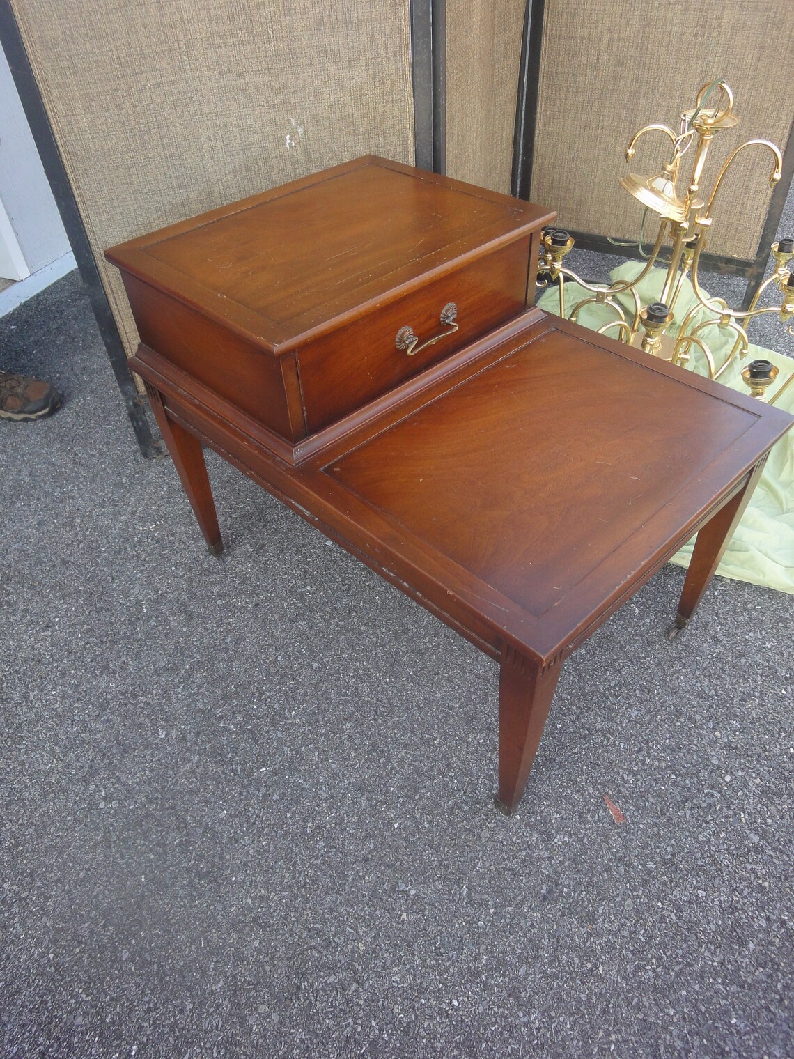 IMPERIAL FURNITURE Grand Rapids Mi/Solid Mahogany End Etsy