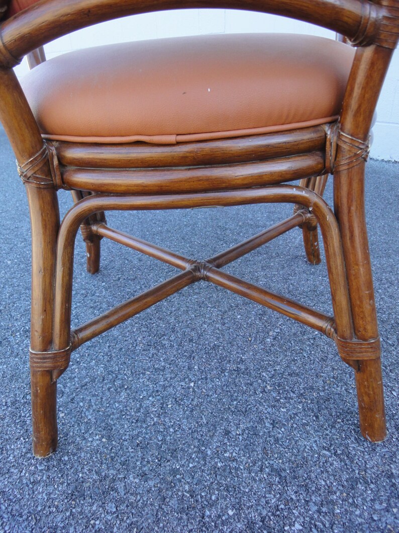 Four Palecek Chairs/vintage Paleck Chairs/additonal Pictures Etsy