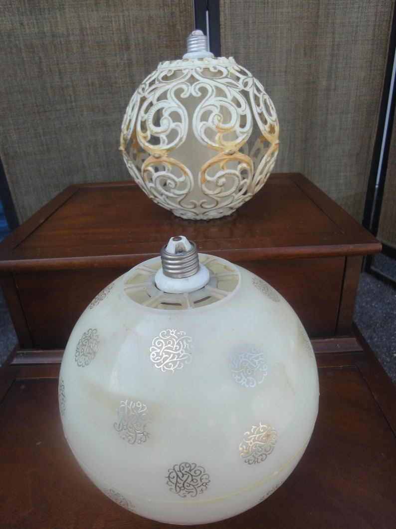 Plastic Vintage Lamp Globes/vintage Lamp Globes/chandelier Globes