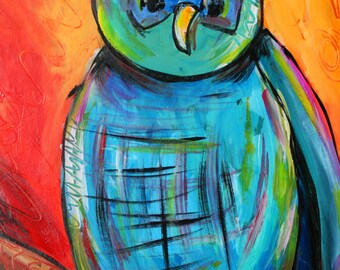 How to paint whimsical owls