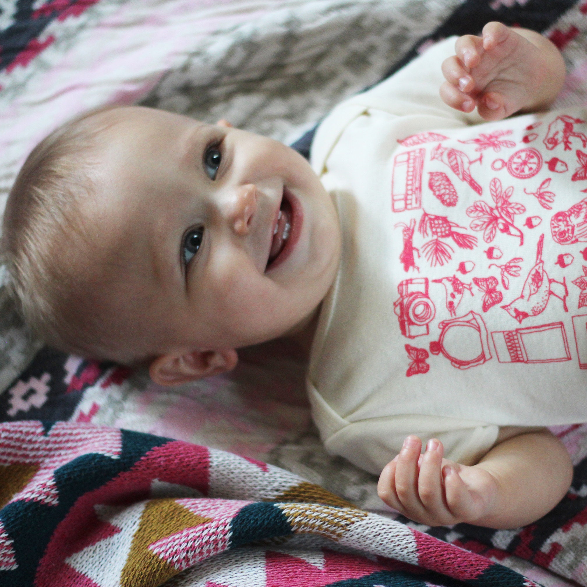 Juego de regalo de canastilla de algodón orgánico para bebé recién nacido |  0-3 meses, sin tinta, ropa de bebé y ropa de bebé niña, Orgánico