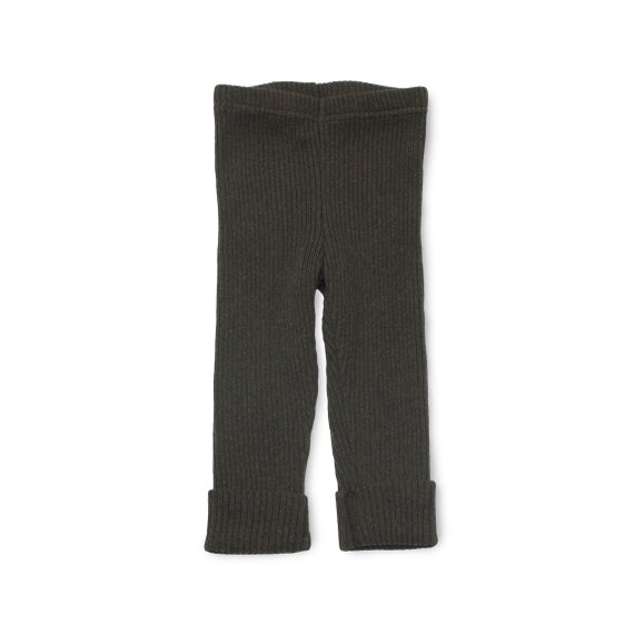 Ribbed, Recycled Cotton, Baby, Toddler, Gender Neutral, Knit Pants
