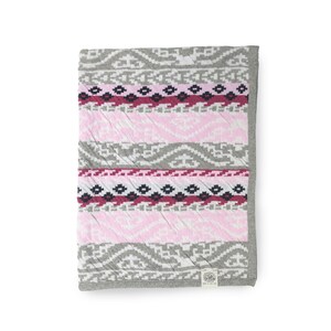 recycled cotton blanket stroller blanket Navajo Inspired Cotton Baby Layette Blanket: global nursery decor kilim inspired blanket